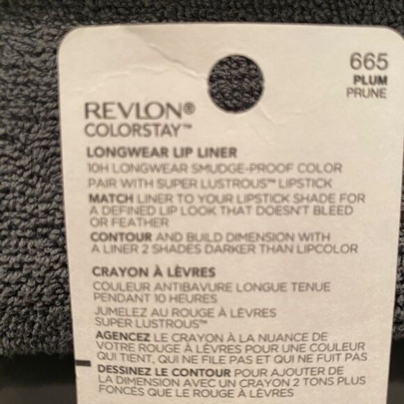 1052 Revlon Colorstay Longwear Lip Liner Makeup For Perfect Lips #665 Plum NWT - Picture 5 of 6